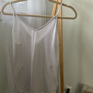 WHITE ATHLETA TANK